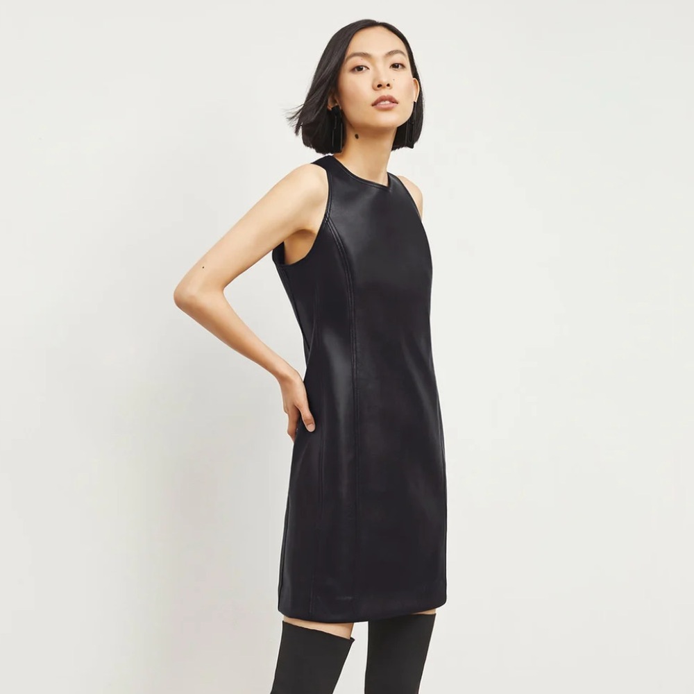 MM LaFleur The Chloe Dress - Vegan Leather